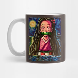 Nezuko in the sea Mug